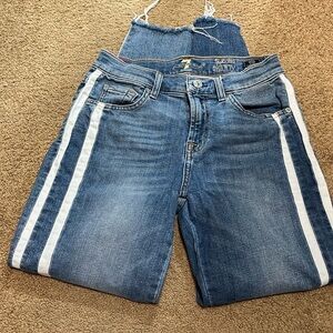 Size 26 skinny 7 for all mankind jeans